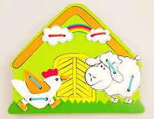 Купить Шнуровка "Ферма" (76408) (3+) (упаковка) (Mapacha) — Фото №1