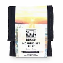 Купить Набор маркеров SKETCHMARKER BRUSH Morning Set 12шт утро + сумка органайзер — Фото №1