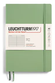 Купить Книга для записей A5, 61 лист в линейку "Classic", мягкая обложка, цвет шалфей, Leuchtturm1917 — Фото №1