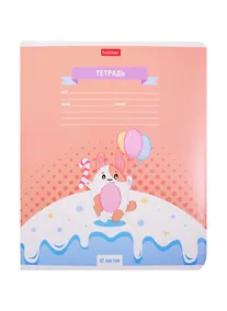 Купить Тетрадь в клетку Hatber, "Вкусняшки", 12 листов, в ассортименте — Фото №1