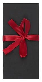 Купить Подарочный конверт для денег ,с бантом, черный — Фото №1
