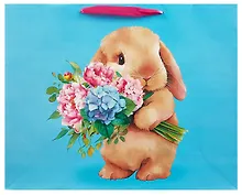 Купить Пакет А3+ 40*50*15 "Улыбнись" дет., бум.мат.ламинат, ассорти — Фото №1