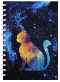 Купить Тетрадь в клетку Hai Bin, Cat in space, 96 листов, в ассортименте — Фото №1