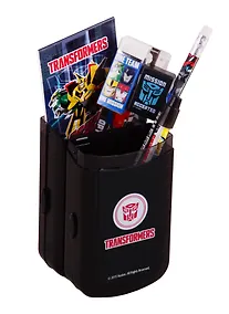 Купить Набор канцелярский «Transformers» (пластиковый пенал, карандаш чернографитный, линейка 15 см, ручка, точилка, блокнот 16 листов, ластик), в индивидуальной упаковке, кольцо -подвес, Academy Style — Фото №1