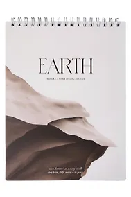 Купить Блокнот в клетку "Elements", Земля, А5, 80 листов, спираль — Фото №1