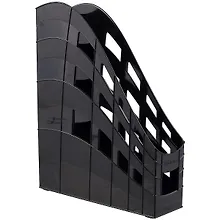 Купить Лоток вертикальный "S-Wing" пластиковый, 75мм, черный — Фото №1