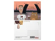 Купить Почтовая открытка «У Дворцового моста вид на Петропавловскую крепость» — Фото №1