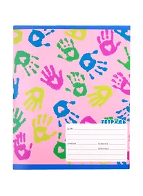 Купить Тетрадь в линейку Unnika, "Яркие отпечатки", 24 листа, в ассортименте — Фото №1