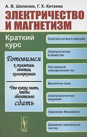 Купить Электричество и магнетизм. Краткий курс. Учебное пособие — Фото №1