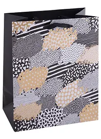 Купить Пакет А5 18*23*10 "Ассиметрия" нейтр., бум., мат.пленка, тиснение — Фото №1