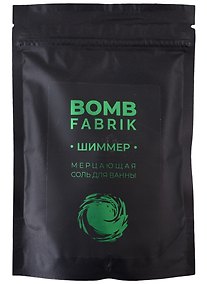 Купить Соль для ванны мерцающая с шиммером Green (пакет) (250 г) — Фото №1