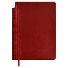 Купить Ежедневник недат. А5 160л "Сариф" бордовый, кожзам, тв.переплет, место для ручки, офсет, ляссе — Фото №1