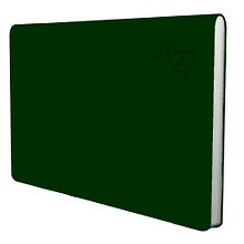 Купить Планинг дат. 2027г. 64л "Soft Touch" зеленая тайга, иск.кожа, интегр.переплет, тонир.блок, скругл.углы, ляссе, инд.уп — Фото №1