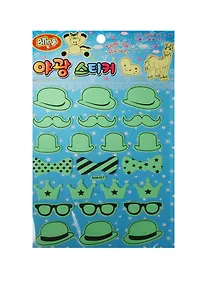 Купить Набор светящихся наклеек AAA-017 Усы (11-01488-AAA-017) — Фото №1