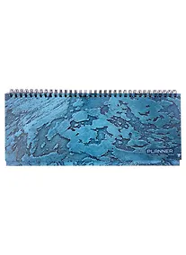 Купить Планинг недат. 56л "Металлическая текстура" настольный, 7БЦ, глянц.лам, офсет — Фото №1