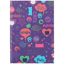 Купить Книга для записей А5 48л "ФАКТУРА" для девочек, тв.переплет, глянц.ламинация, тиснение фольгой — Фото №1