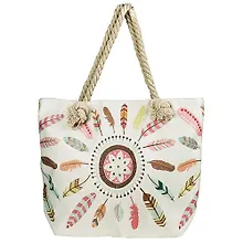 Купить Сумка пляжная Яркие перья СП-5288 — Фото №1