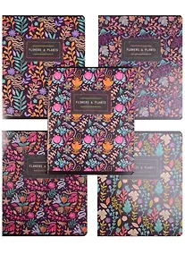 Купить Тетрадь в клетку Academy Style, Flowers and Plants, 48 листов, в ассортименте — Фото №1