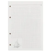 Купить Сменный блок для тетради на кольцах «Marine», 80 листов — Фото №1