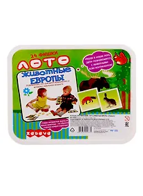 Купить Игра развивающая Zabava Лото пластмассовое Животные Европы (24фишки) 14105 — Фото №1