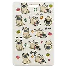 Купить Чехол для карточек Мопсы фр-фр (ДК2018-157) — Фото №1