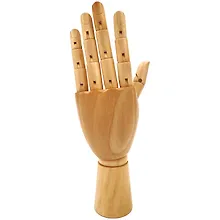 Купить Манекен Рука 25см женская левая, дерево, Гамма — Фото №1