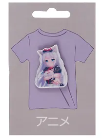 Купить Значок Аниме Девушка с ушками Сёдзё (акрил) — Фото №1