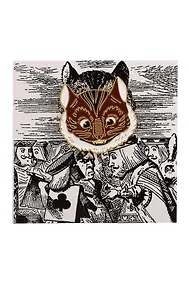 Купить Значок эмалированный Алиса. Кот (1114940) — Фото №1