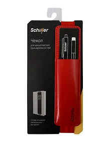 Купить Чехол-закладка на резинке "Red" кожзам., Schiller — Фото №1