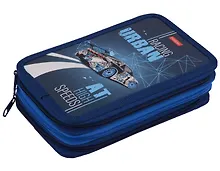 Купить Пенал 3отд. "Скорость и мощь" 190*110мм, молния, глянц.ламинация, таблица умножения, инд.уп. — Фото №1