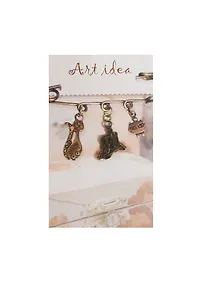 Купить Заготовка для декора Art idea Кулон "Замок" метал. 1см QA-2055" — Фото №1