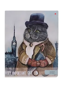 Купить Тетрадь в клетку Альт, "Особо важные коты", 48 листов, в ассортименте — Фото №1