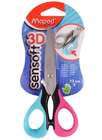 Купить Ножницы детские "Sensoft", 13 см — Фото №1