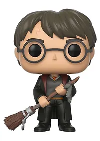 Купить Фигурка Funko POP! Harry Potter Harry Potter with Firebolt & Feather (Exc) (51) (Fun14949) — Фото №1