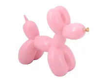 Купить Декоративная фигурка Собачка-шарик (ярко-розовая) (21х17) (керамика) (12-Foryoucraft-202506-D6) — Фото №1