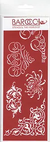 Купить Трафарет Barocci универсальный Угол арабский + астра 8,5х23см ТУ-18 — Фото №1