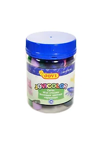 Купить Мелки восковые 16 цветов JOVICOLOR точилка — Фото №1