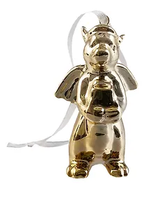 Купить Новогоднее подвесное украшение Дракончик (фарфор) (5х7) (91616) — Фото №1