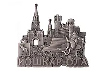 Купить Магнит металл Комплекс, 12 апостолов, Кот, Благовещенская башня (Йошкар-Ола) (027-3ATN-118K3) — Фото №1