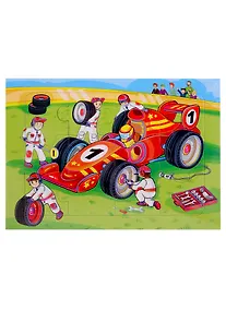 Купить Игра Дрофа-Медиа Разрезные картинки Гоночная машина — Фото №1