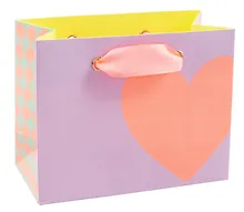 Купить Пакет А6 11*14*6.5 "Сердце" нейтр., бум.мат.ламинат — Фото №1