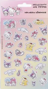 Купить Наклейки объемные 110х200 "Хеллоу Китти и друзья-3" — Фото №1
