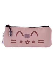 Купить Пенал-косметичка "Pusheen" серый, полиэстер, молния — Фото №1