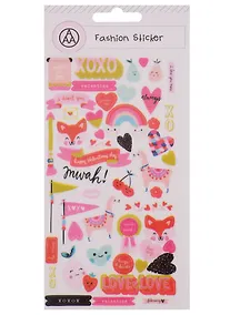 Купить Наклейки матовые ламы и лисы — Фото №1