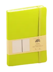 Купить Книга для записей А5 96л тчк. "JOY BOOK. Сочный лайм" 7БЦ, иск.кожа, тонир.офсет, скругл.углы, ляссе — Фото №1