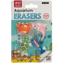 Купить Набор Ластики пазлы Aquarium (блистер) (17х10,5) — Фото №1
