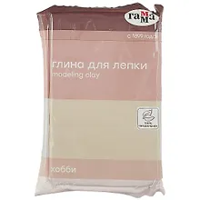 Купить Глина натуральная 1500г "Хобби" белый, 1500г, вак.уп. — Фото №1