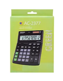Купить Калькулятор, ASSISTANT, AC-2377, настольный, в коробке — Фото №1