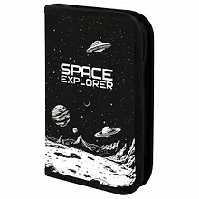 Купить Пенал 1 отделение "Space invader" 19*11 см — Фото №1