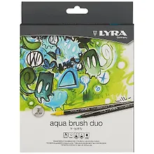 Купить Двухсторонние фломастеры LYRA, 12 штук — Фото №1